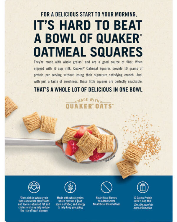 QUAKER® OATMEAL SQUARES BROWN SUGAR - Image 2