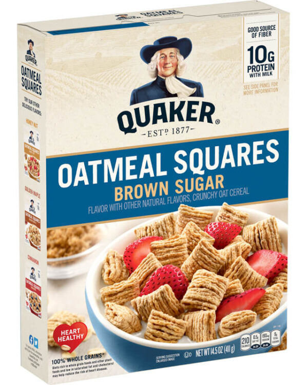 QUAKER® OATMEAL SQUARES BROWN SUGAR